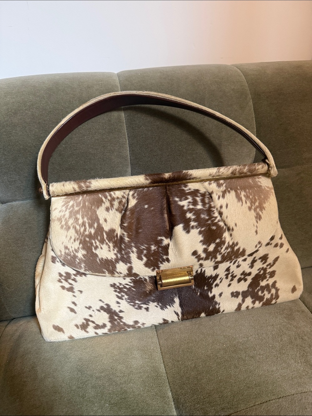 Vintage Cowhide Shoulder Bag
